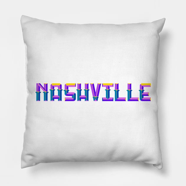 Nashville Pillow by MysteriousOrchid