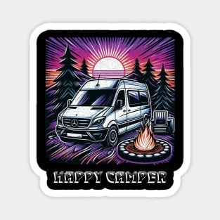 Happy camper sprinter van Magnet