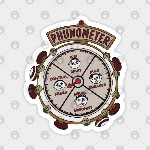 Cat in the Hat Movie - Phunometer Magnet by daniasdesigns