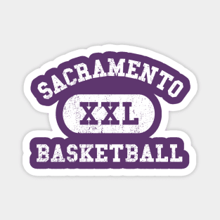 Sacramento Basketball Magnet