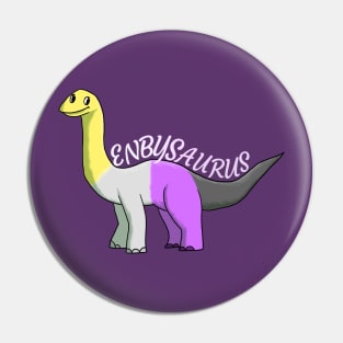 Enbysaurus Pin