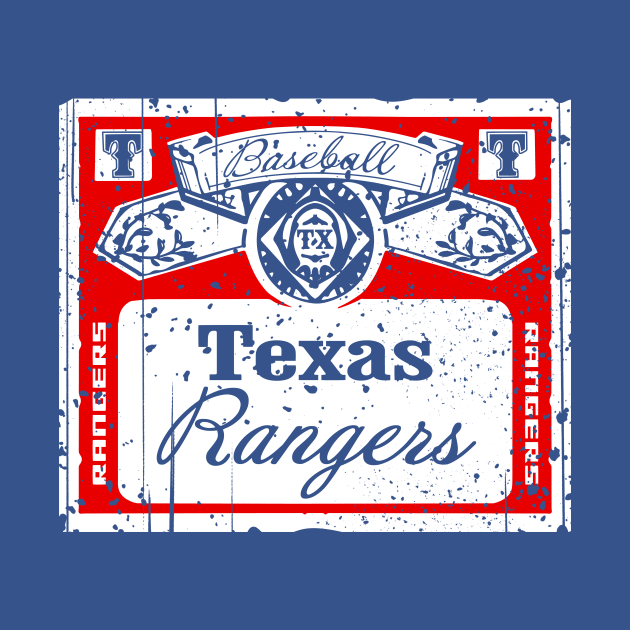 FRONT & BACK print Vintage Rangers Beer by Throwzack