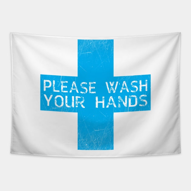 Wash Your Hands Tapestry by Amberstore