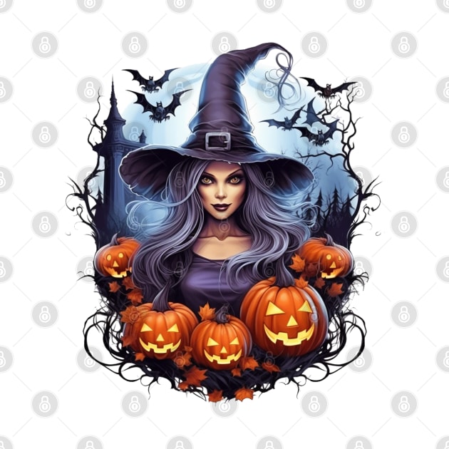 Beautiful Halloween Witch by Gypsykiss