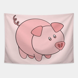 A cute little pig Tapestry