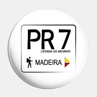 Madeira Island PR7 LEVADA DO MOINHO logo Pin