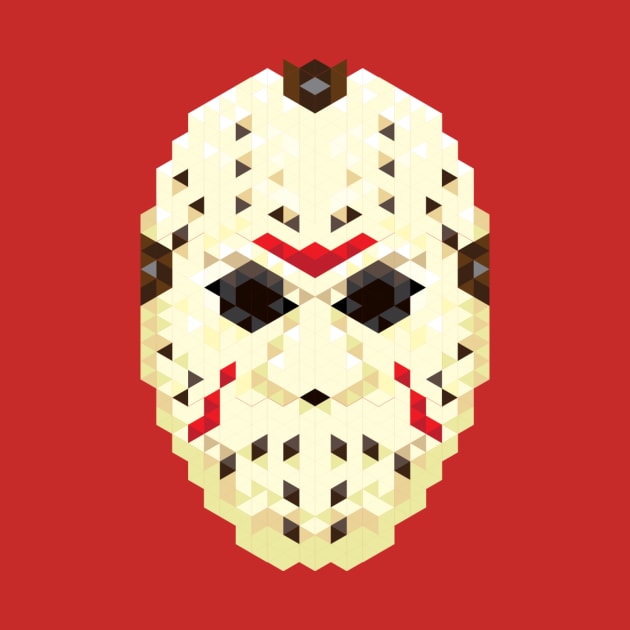 Hockey Killer - Triangular Pixellation by SevenHundred