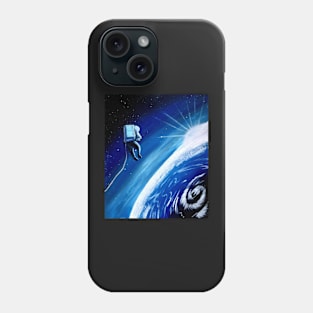 LukjanovArt Space Astronaut Painting - Fantasy Phone Case