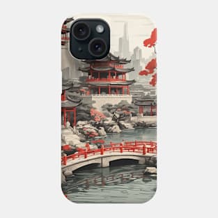 Gardens of Suzhou China Vintage Poster Tourism Phone Case