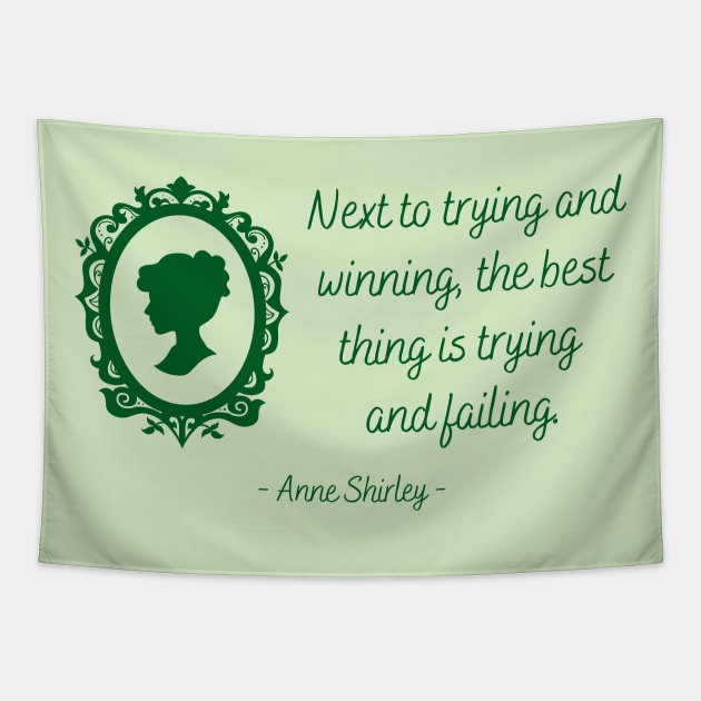 Trying and Failing - Anne of Green Gables Tapestry by RG Standard