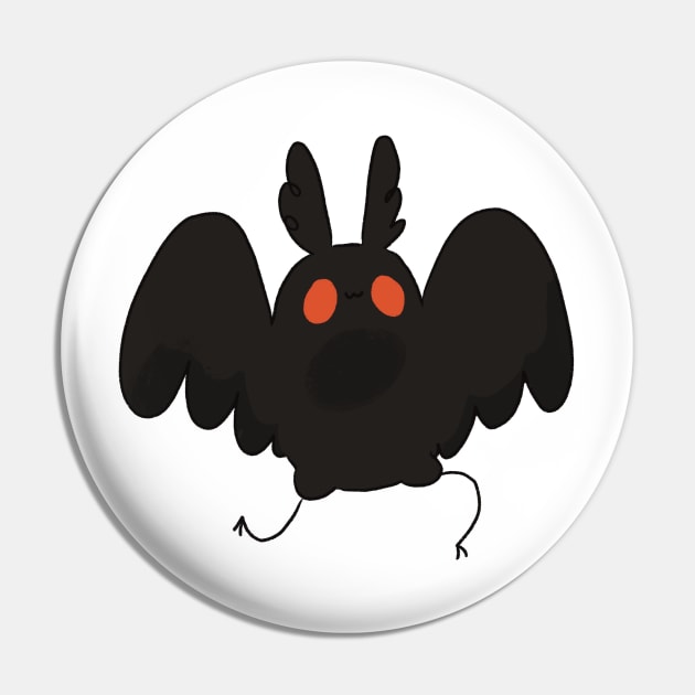 Mothman Pin by Angry seagull noises