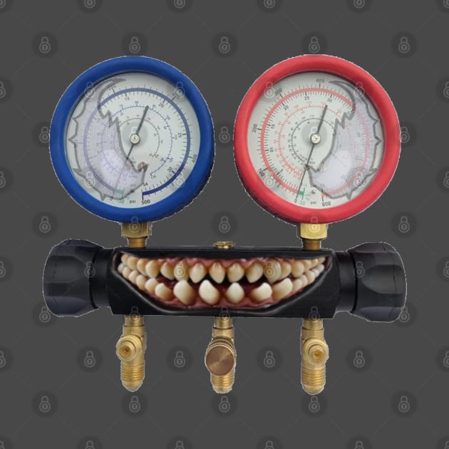 Refrigerant Gauges With Teeth by 4Tradies