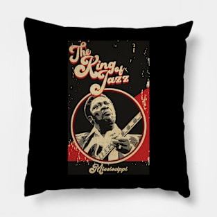 Vintage Jazz King Pillow