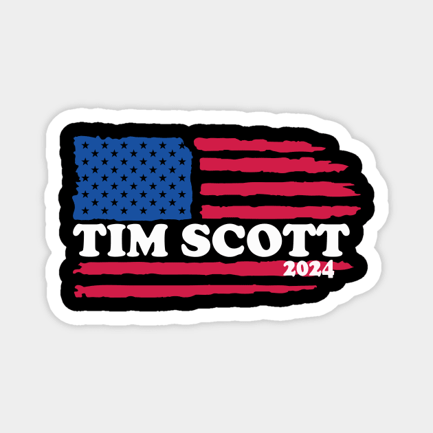 Tim Scott For President 2024 Magnet by The WYLD Tribe