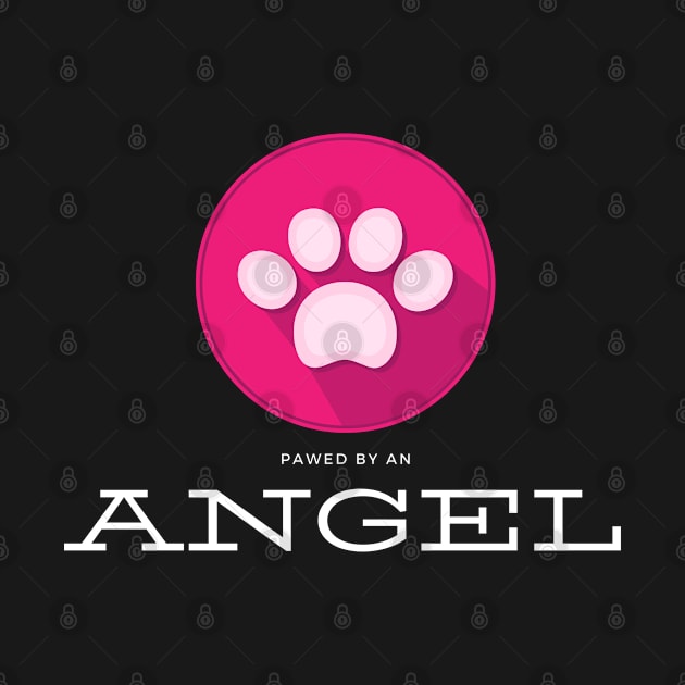 Pawed By An Angel - Dog by Meanwhile Prints