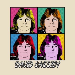 David Cassidy 80s Pop Art Style T-Shirt