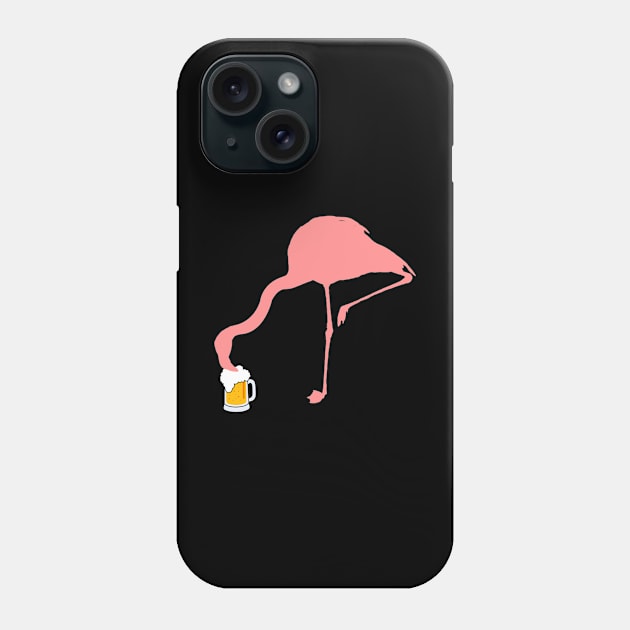 'Flamingo Loves Beer' Amazing Bird Lover Gift Phone Case by ourwackyhome