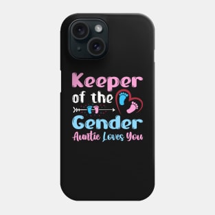 Gender Reveal Baby Announcement Tee Keeper Of The Gender Phone Case