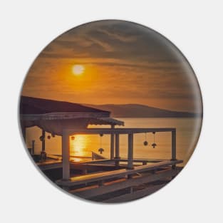 beach bar sunset Pin