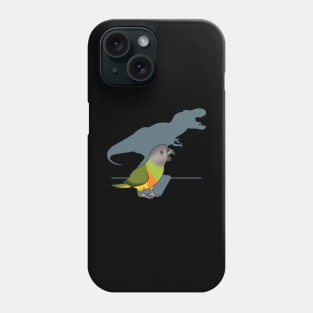 t-rex shadow - senegal parrot Phone Case