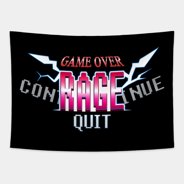 Rage Quit Tapestry by FuManChu