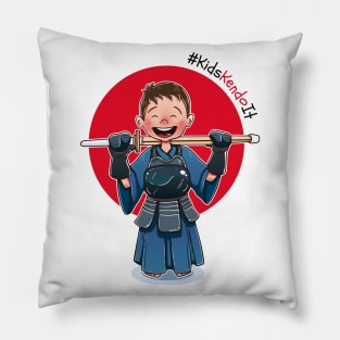 Kendōka Kid - Celebrating Kendo for Kids Pillow