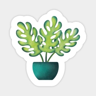 Cute Monstera Deliciosa Magnet