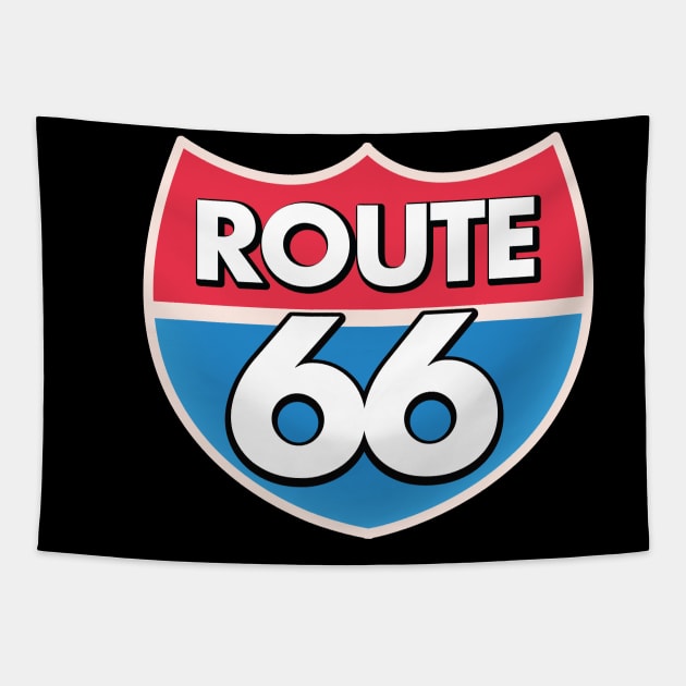 Route 66 Tapestry by nickemporium1