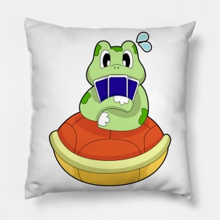 Turtle Poker Poker cards Pillow