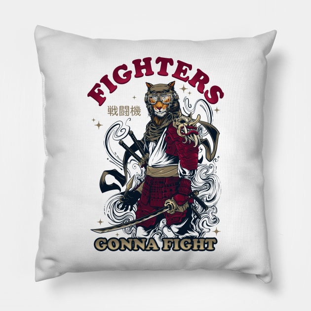 FIGHTERS GONNA FIGHT Pillow by angoes25