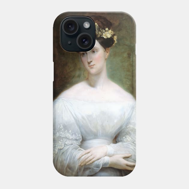 Portrait Presume de la Princesse Marie d'Orleans by Ary Scheffer Phone Case by Classic Art Stall