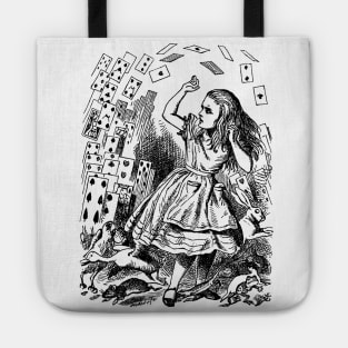 Vintage Alice with Cards, Alice in Wonderland Tote