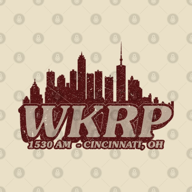 wkrp - city skyline retro by LAKOSH