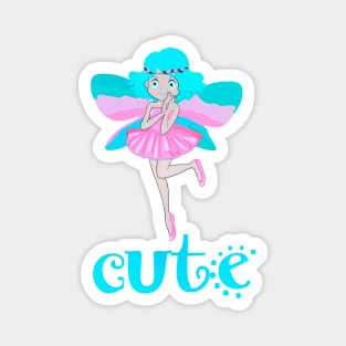 Cute Pixie Girl Magnet