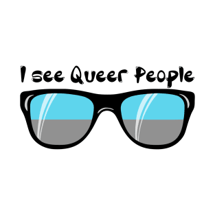 Autosexual Sunglasses - Queer People T-Shirt