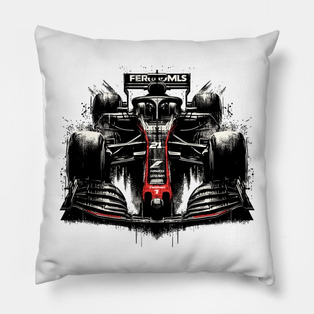 Formula One Pillow by Vehicles-Art