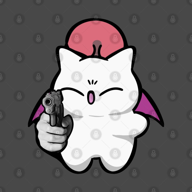 GUN Moogle by wisdomeel