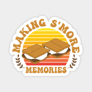 Funny Camping Campfire Smores Quote Magnet