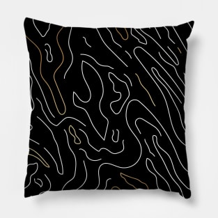 Abstract Monoline Pillow