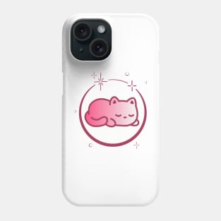 Cute Cat Kitten Kitty in Space Galaxy Phone Case