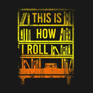 Books Library Retro Reading T-Shirt