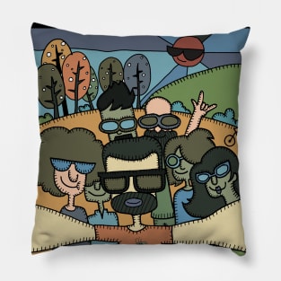 Teenager Selfie Hipster Pillow