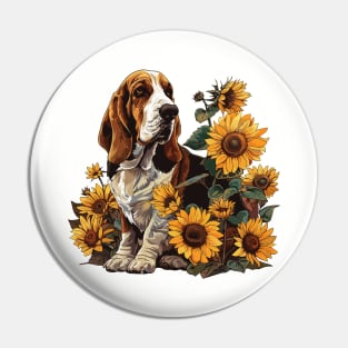 Basset Hound Pin