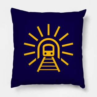 Sun Train Pillow