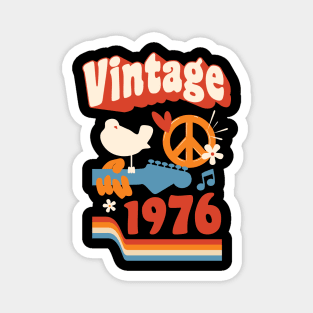 Vintage 1976 - Woodstock Style Magnet