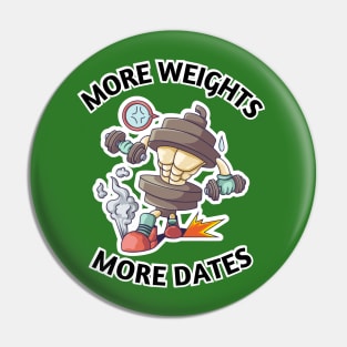 More Weights More Dates, Gym Motivation, fitness Pin