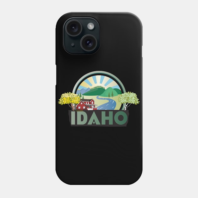 Idaho Phone Case by mypointink