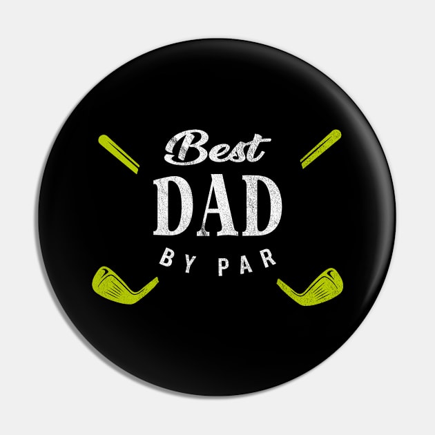 Best Dad by Par Golf Golfer Golfing Pin by merchmafia