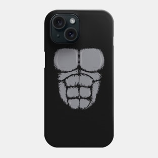 Funny Gorilla Chest Lazy Costume Phone Case