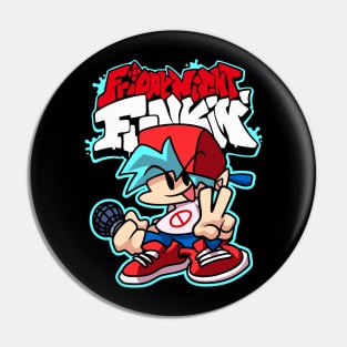 Friday Night Funkin Boyfriend Pin